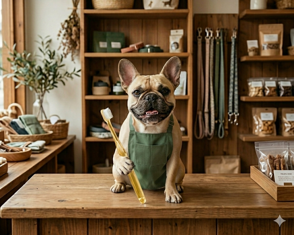 【フレブル店長もシャカシャカ】嫌がらない!360°全面ブラシのシグワン小型犬用歯ブラシ